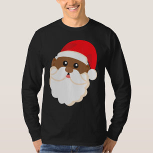 Camiseta História Negra Papai noel Orgulho Legal Engraçado 