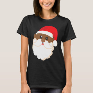 Camiseta História Negra Papai noel Orgulho Legal Engraçado