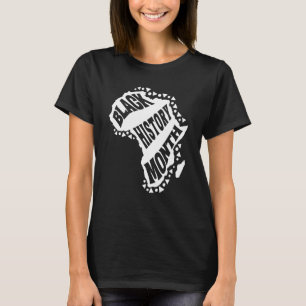 Camiseta História Negra Para História Negra Africana-Americ
