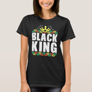 Camiseta História Negra Para Homens Crianças Rei Africano