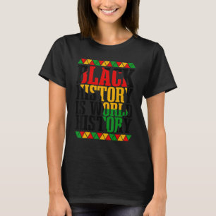 Camiseta História Negra Patrimônio Africano Mês