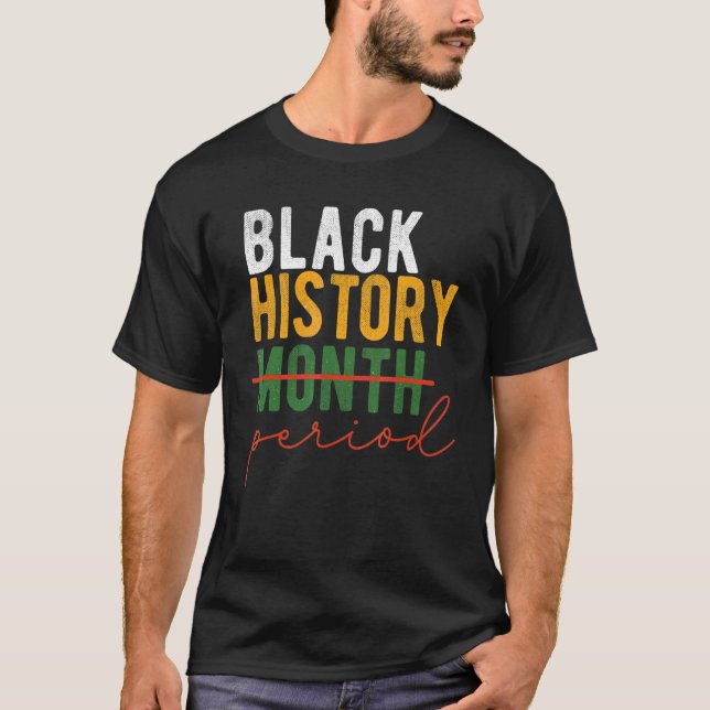 Camiseta História Negra Período Mês do Orgulho Negro Africa (Frente)
