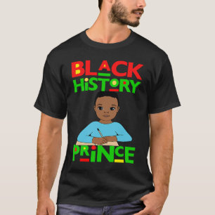 Camiseta História Negra Príncipe Melanino Filho Bruh Brown 