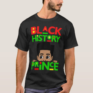 Camiseta História Negra Príncipe Melanino Filho Bruh Brown