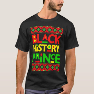 Camiseta História Negra Príncipe Melanino Filho Bruh Brown