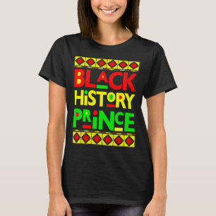 Camiseta História Negra Príncipe Menino Melanina Filho Bruh