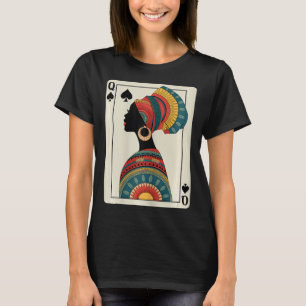 Camiseta História Negra Rainha Melanina Junet Afro-American