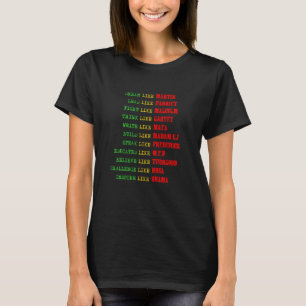 Camiseta História Negra Sonha Como Martin Black Power