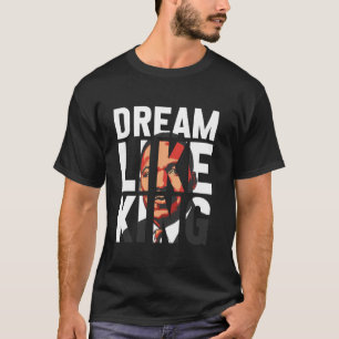 Camiseta História Negra Sonha Como O Rei Africano Wo