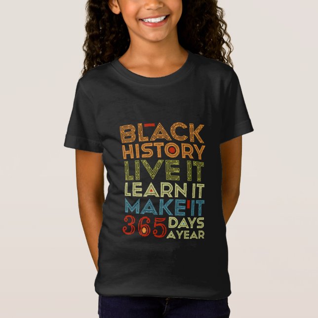 Camiseta História Negra Todos os Dias (Frente)