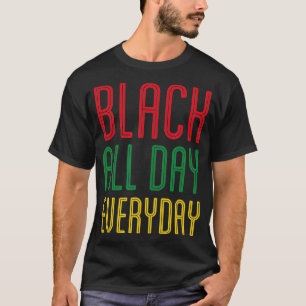 Camiseta História Negra Todos Os Meses Orgulho Africano 20