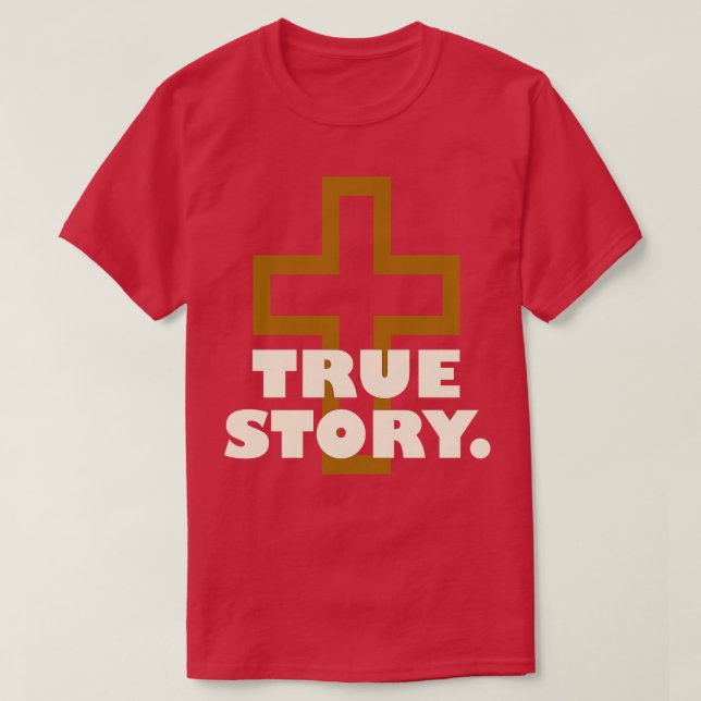 Camiseta História verdadeira da bíblia (Frente do Design)