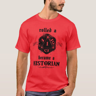 Camiseta Historiador de Roll sem Sorte