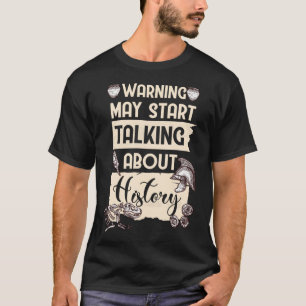 Camiseta Historiador Engraçado de Ocupação da História
