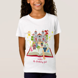 Camiseta Histórias de Contos de Fadas para Festa de Anivers
