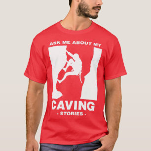 Camiseta Histórias De Cores Ortografia Spelunker Cave Walke