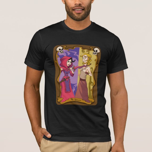 Camiseta Histórias De Monkey Island - Morgan & Guybrush (Frente)