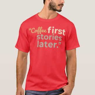 Camiseta Histórias Depois do Café garota