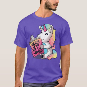 Camiseta Histórias do Unicórnio Engraçado do Mundo Real