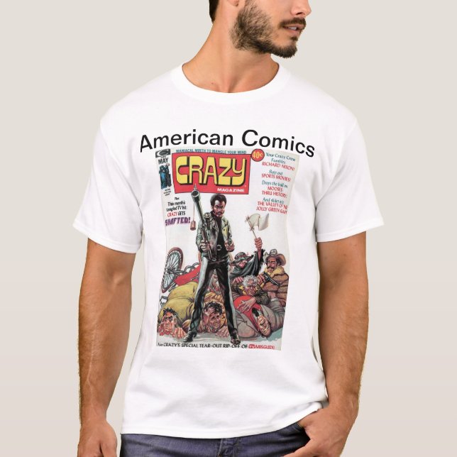 Camiseta Histórias em quadrinhos americanas (Frente)