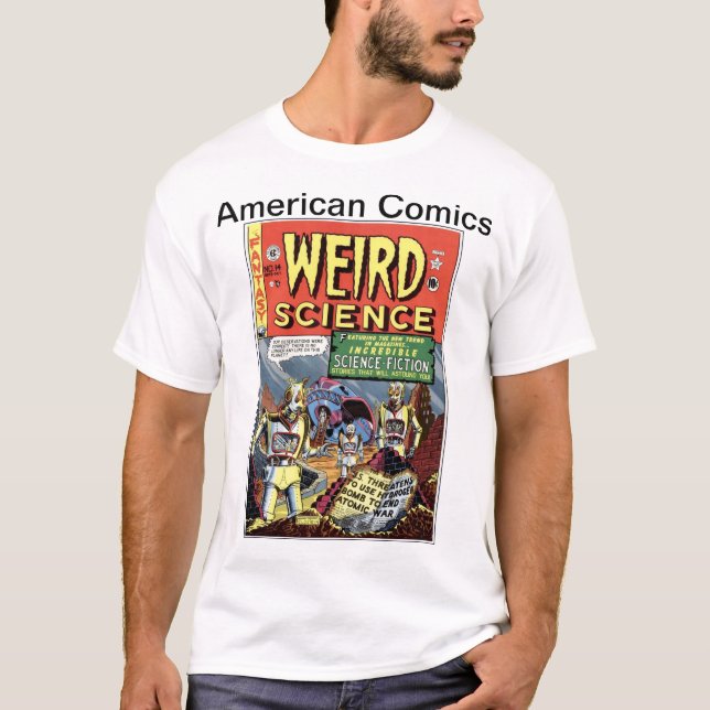 Camiseta Histórias em quadrinhos americanas (Frente)