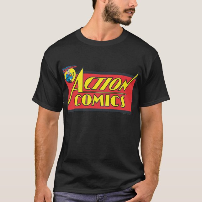 Camiseta Histórias em quadrinhos de ação - Super-Homem (Frente)