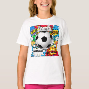Camiseta Histórias em quadrinhos de futebol