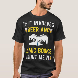Camiseta Histórias em quadrinhos De Livros De Beer E De Qua