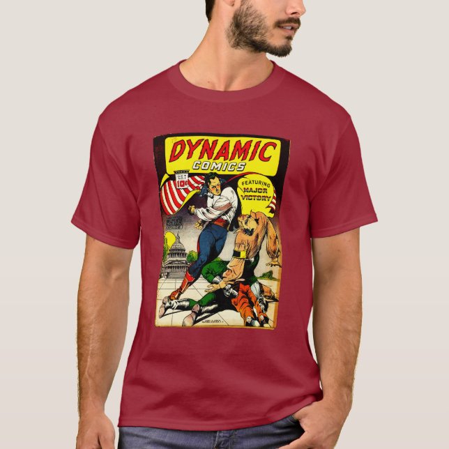 Camiseta Histórias em quadrinhos Dinâmicas #1 Grande Vitóri (Frente)