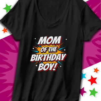 Camiseta Histórias em quadrinhos do Super Herói Mãe do Aniv