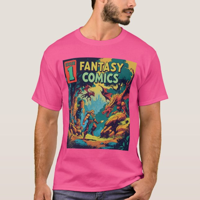 Camiseta Histórias em quadrinhos Fantásticas: Uma Aventura  (Frente)