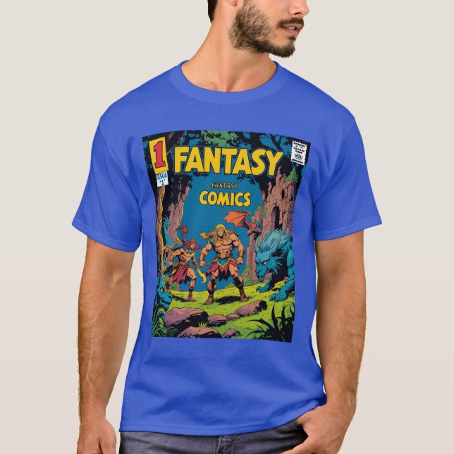 Camiseta Histórias em quadrinhos Fantásticas: Uma Aventura  (Frente)