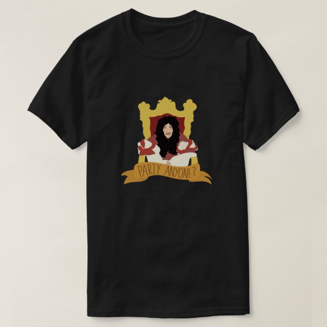Camiseta Histórias Horríveis - Rei Charles II - Mathew Bayn (Frente do Design)