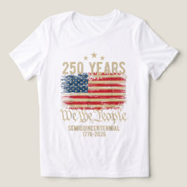 Camiseta Historic 250 Years USA Tee – We the People & Gold 