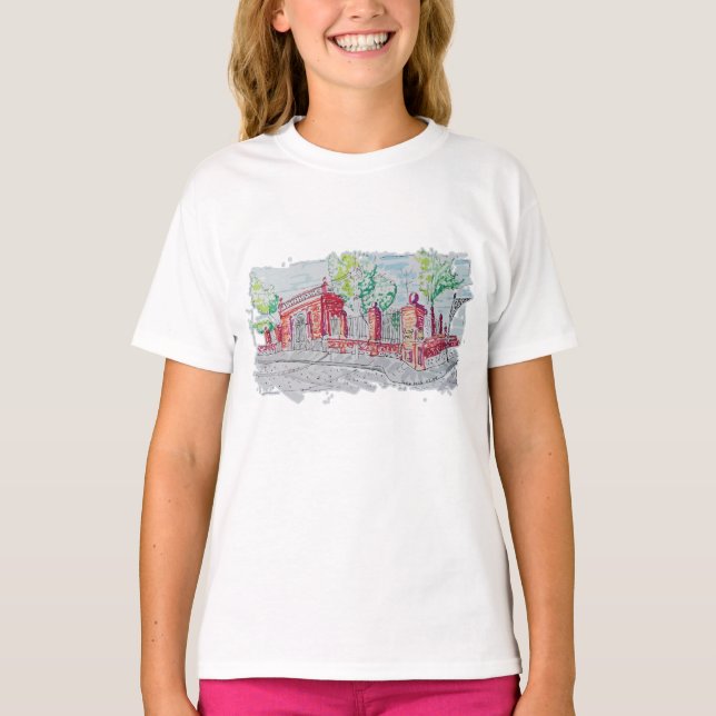Camiseta Historic Red Brick Entrance (Frente)