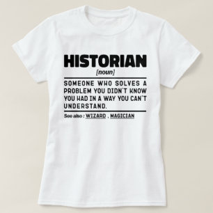 Camiseta Histórico de Definição do Novo Historiador