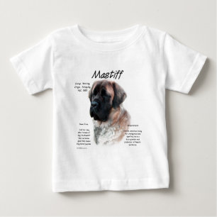 Camiseta Histórico de Mastiff Fluffy do Apricot