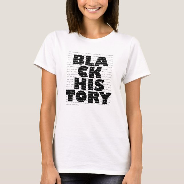 Camiseta Histórico Preto (Frente)