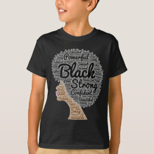 Camiseta Histórico Preto de Arte Afro Mês