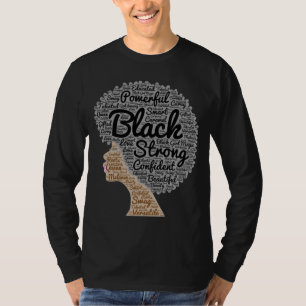 Camiseta Histórico Preto de Arte Afro Mês