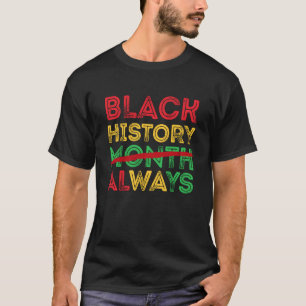 Camiseta Histórico Preto Sempre Vintage Histórico Preto Mês