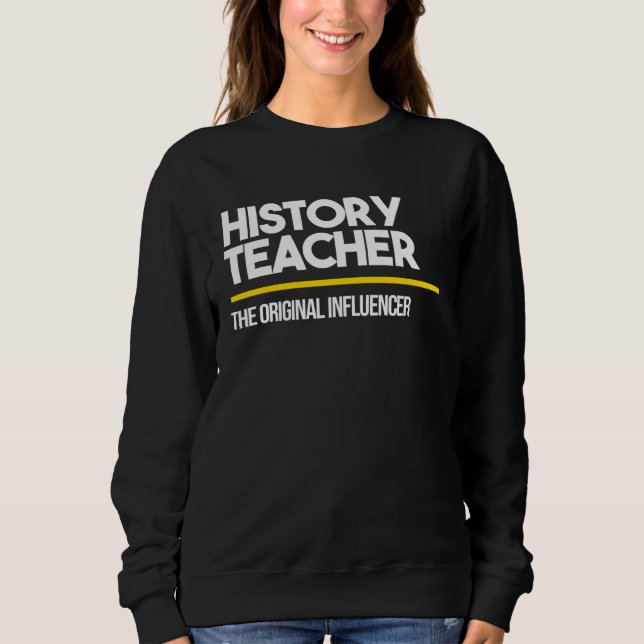 Camiseta History Teacher Original Influencer High Middle Sc (Frente)
