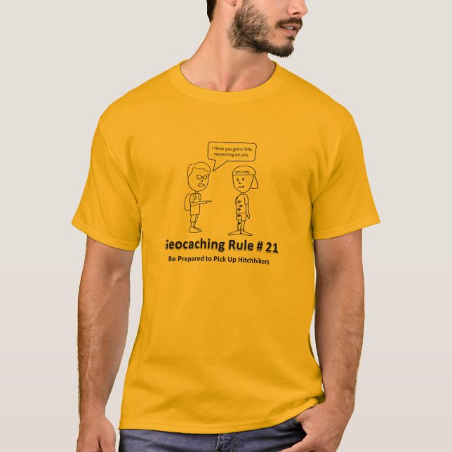 Camiseta Hitchhikers de Geocache (Frente)
