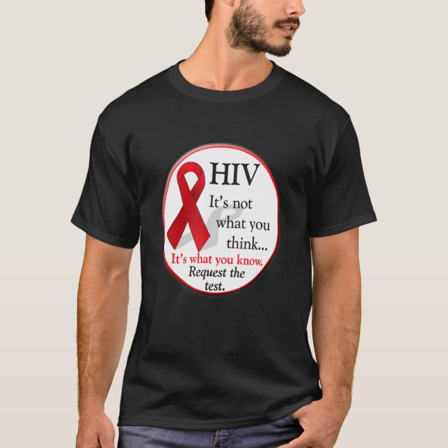 Camiseta HIV Aids World Day Diagnosis (Frente)