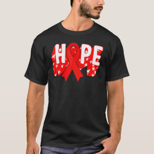 Camiseta Hiv ajuda a conscientizar o mês de esperança guerr