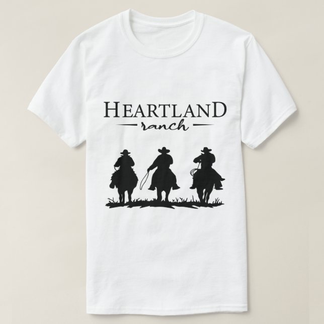 Camiseta HL Ranch, Heartland, heartland ranch, Heartland UK (Frente do Design)