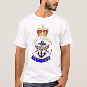 CAMISETA HM FORÇA CRACHÁ VETERANO. VETERANO BRITÂNICO.