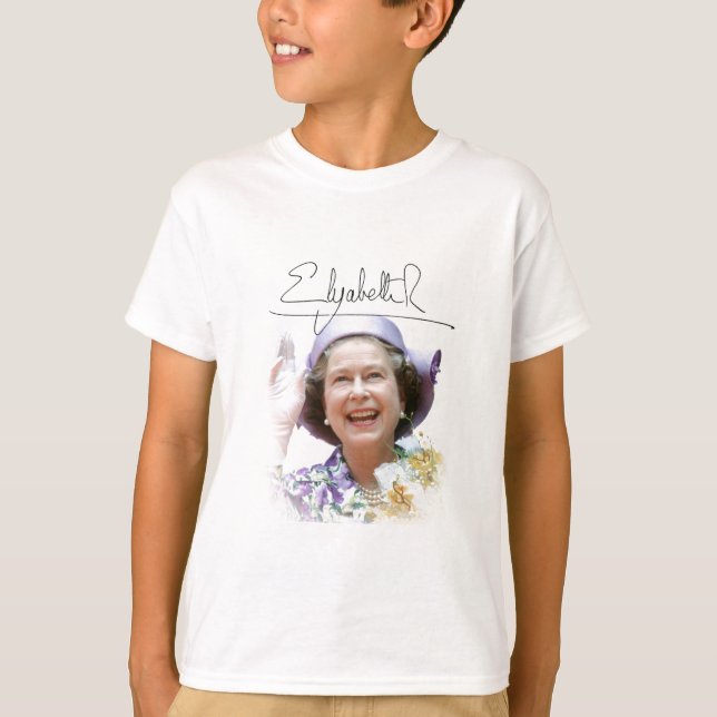Camiseta HM Queen Elizabeth II (Frente)
