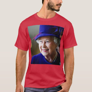 Camiseta HM Queen Elizabeth II London Foto Profissional HD
