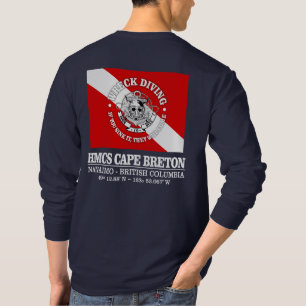 Camiseta HMCS Cape Breton (melhores destroços)